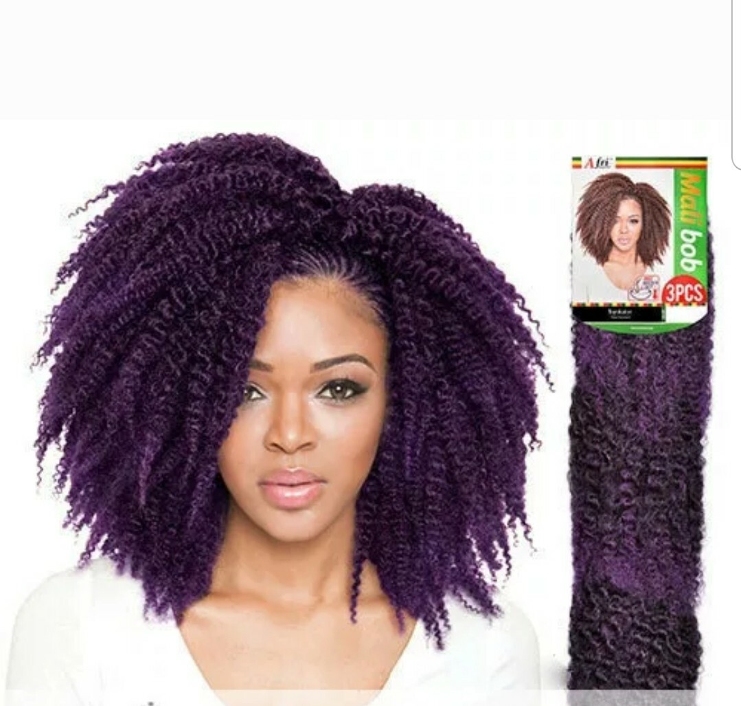 Isis Collection Afri Naptural Mali Bob 3pcs Braiding TWB08 (T1B/PINK)