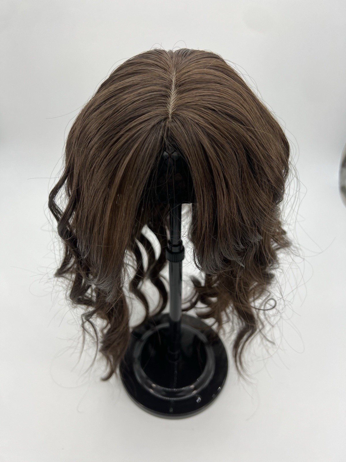 Soft Brown 16in Curly Women Premium Hair Topper