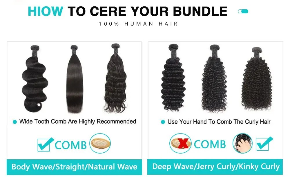 3PCS Luxury Deep Wave 100 % Remy Human Hair Bundles Natural Color Beauty Gift