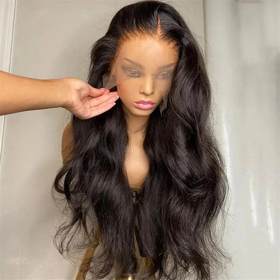 44 Inch Body Wave 13×6 Hd Transparent Lace Frontal Human Hair Wig 360 Brazilian