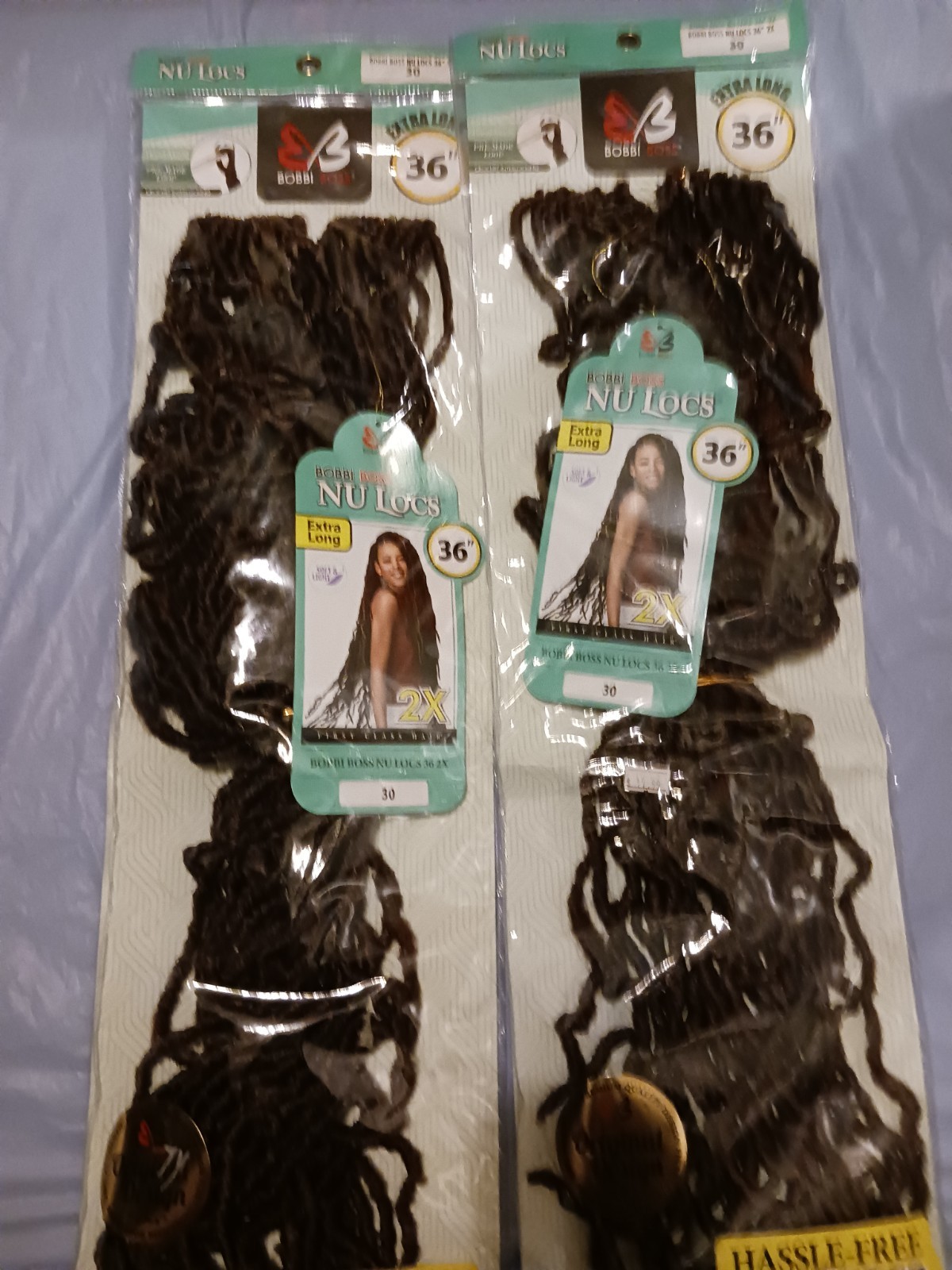 Bobbi Boss NU Locs 36 in Extra Long Curly Synthetic Crochet Dreadlocks 2X