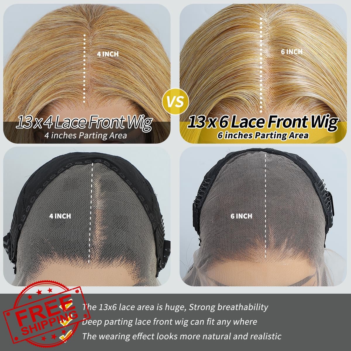 Sheshakewave Ombre Blonde wig 28 inch body wave