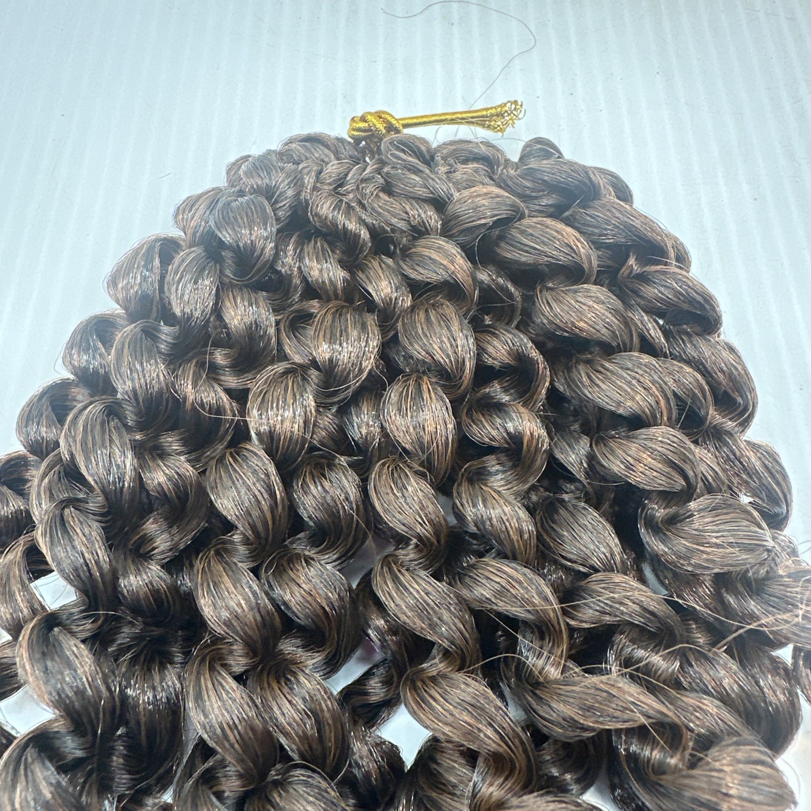 5 Packs Twist Crochet Hair 12 Inch Pre Looped Brown/ Dark Brown Synthetic {NN}