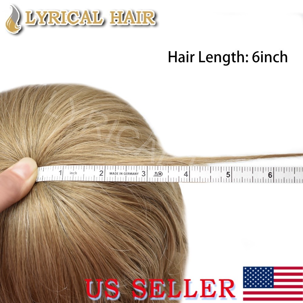 Mens Toupee Human Hair Replacement System Full French Lace Hairpiece For Men Wig