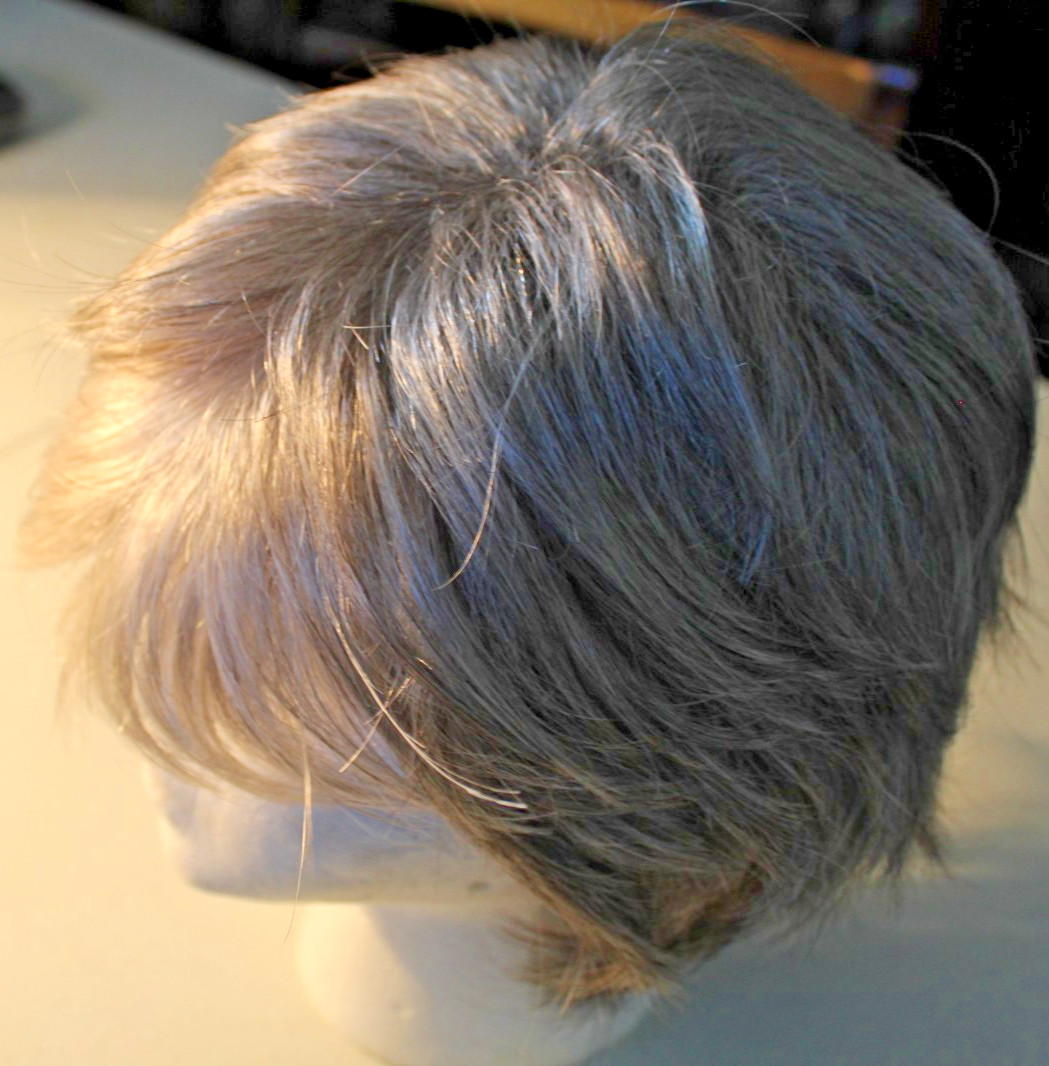 Millie Noriko Wig by Aderans Silver Stone Hair Piece Made in Japan 1655