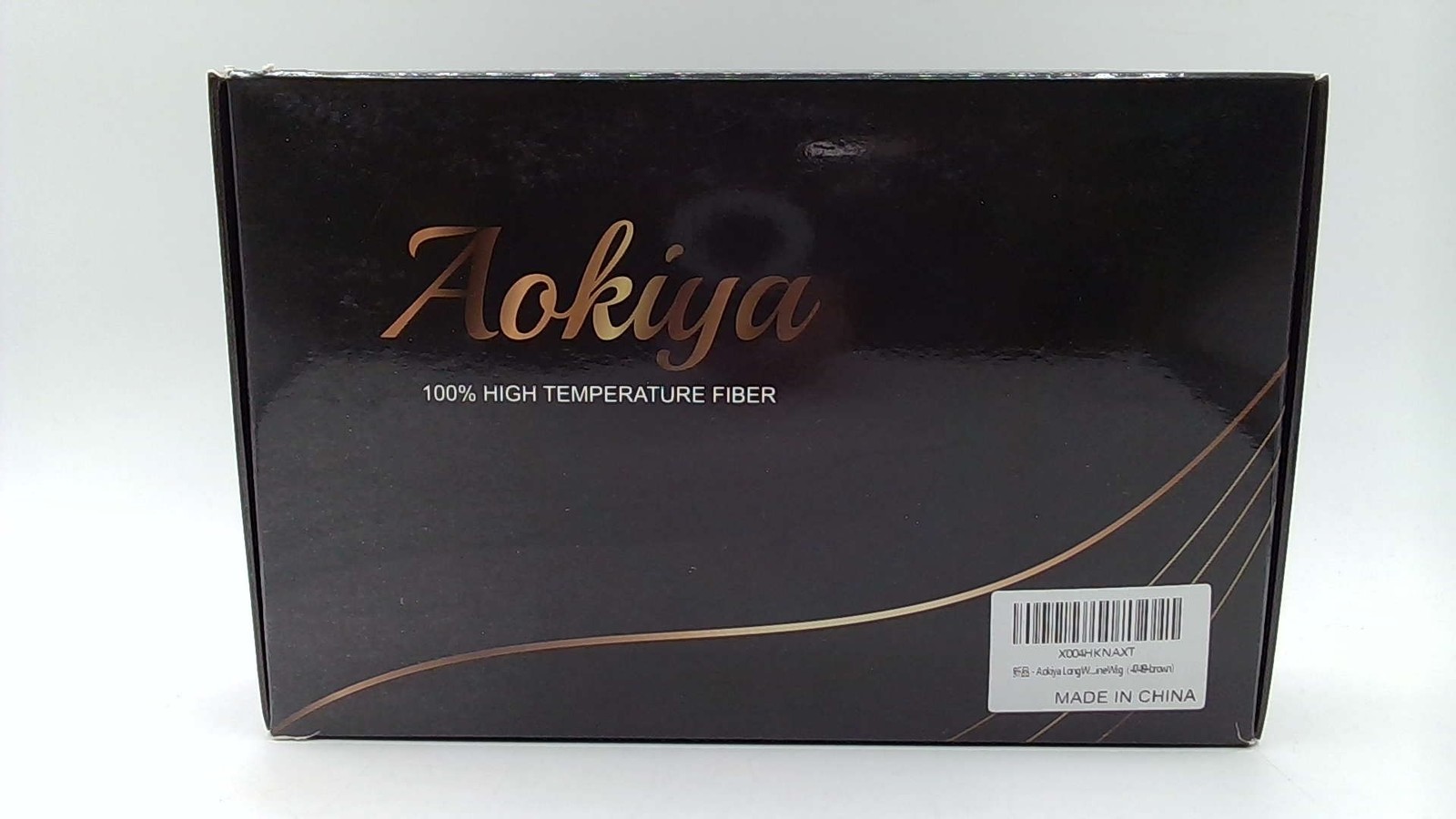 21.65in Black High Temperature Fiber Hair Wigs With Bangs For Women 100% Density