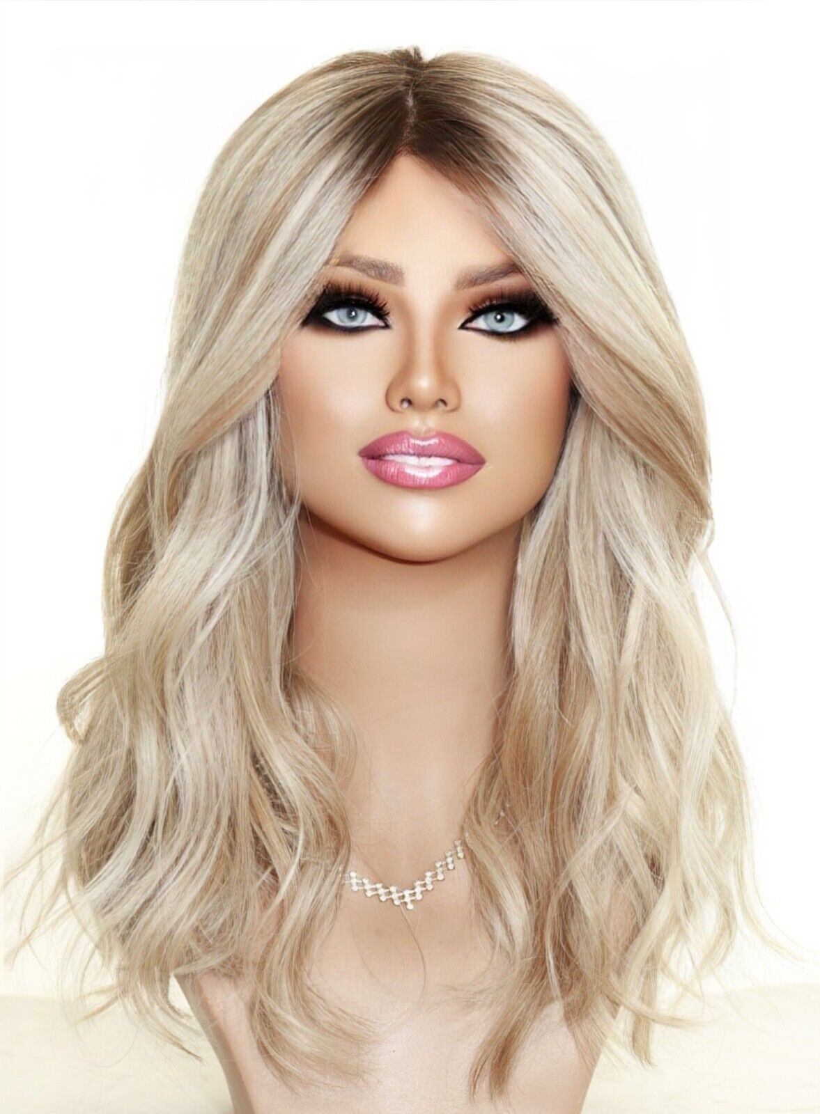 Selfie Mode Lace Front Heat Friendly Monotop Wig Raquel Welch Shaded Biscuit