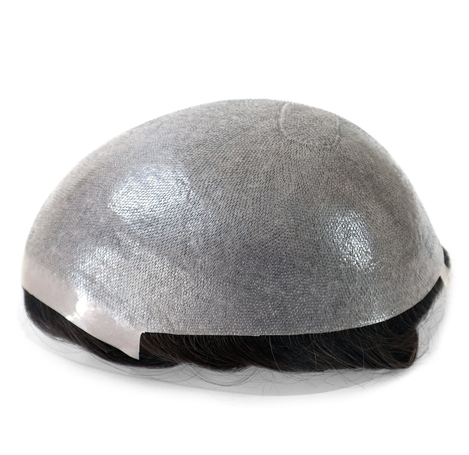 Mens Toupee Human Hair Replacement System for Men 0.08mm Thin Skin Hair Pieces