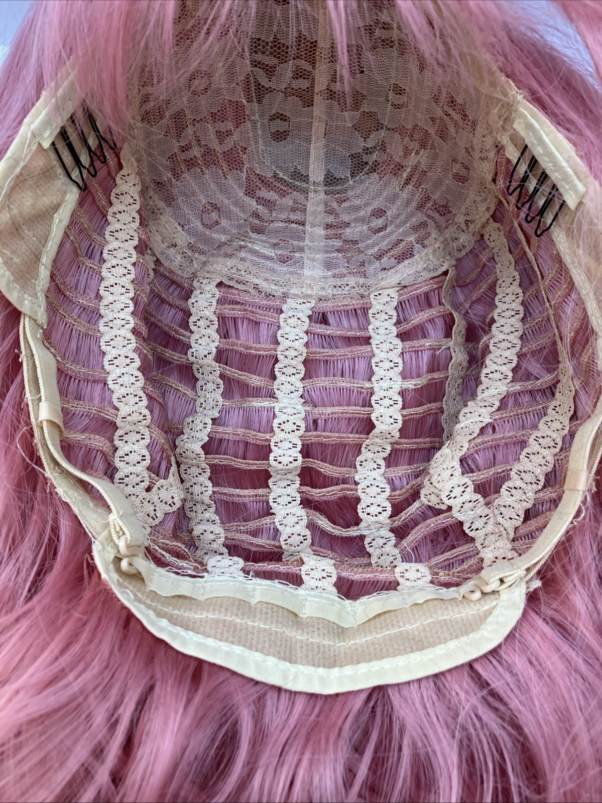 Women’s Synthetic Wig, Pink, 14 in
