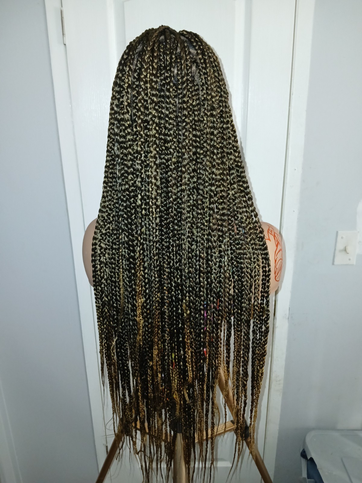 Full Lace| Braided Wig| Shipping | 52″