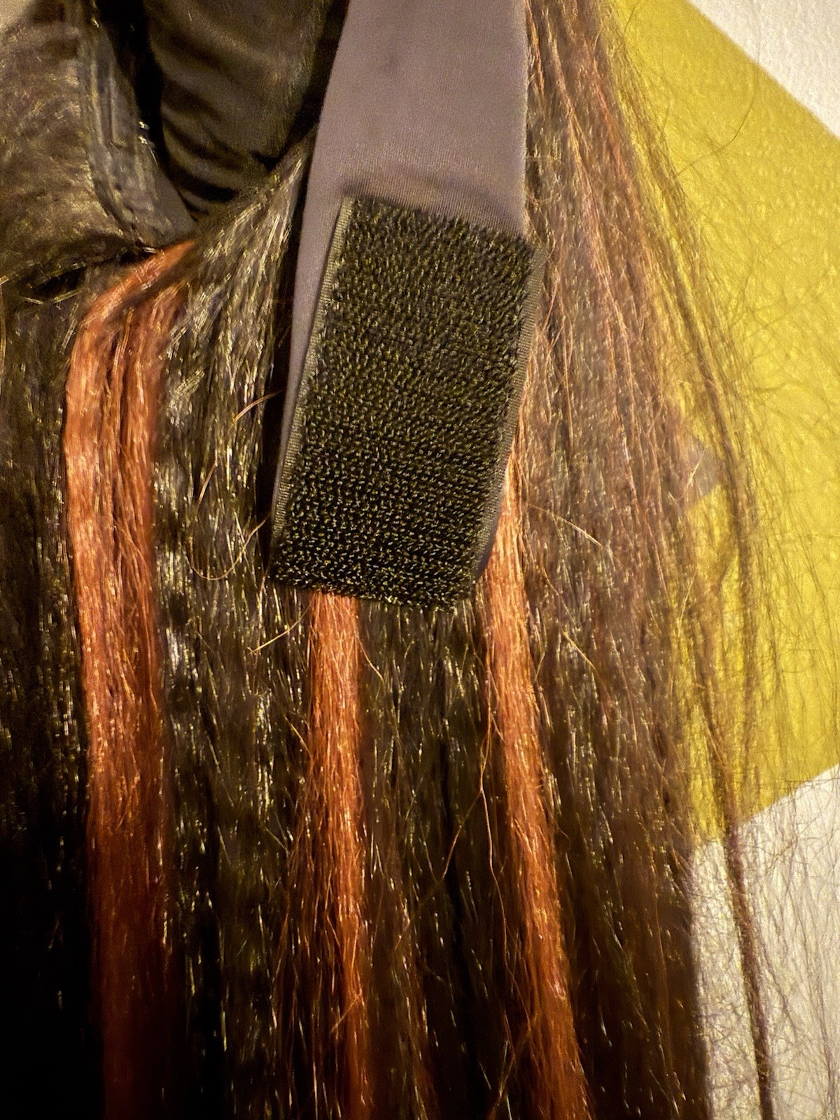 HIGH LIGHTED SYNTHETIC HEADBAND WIG FOR HALLOWEEN OR WHENEVER NATURAL TEXTURE