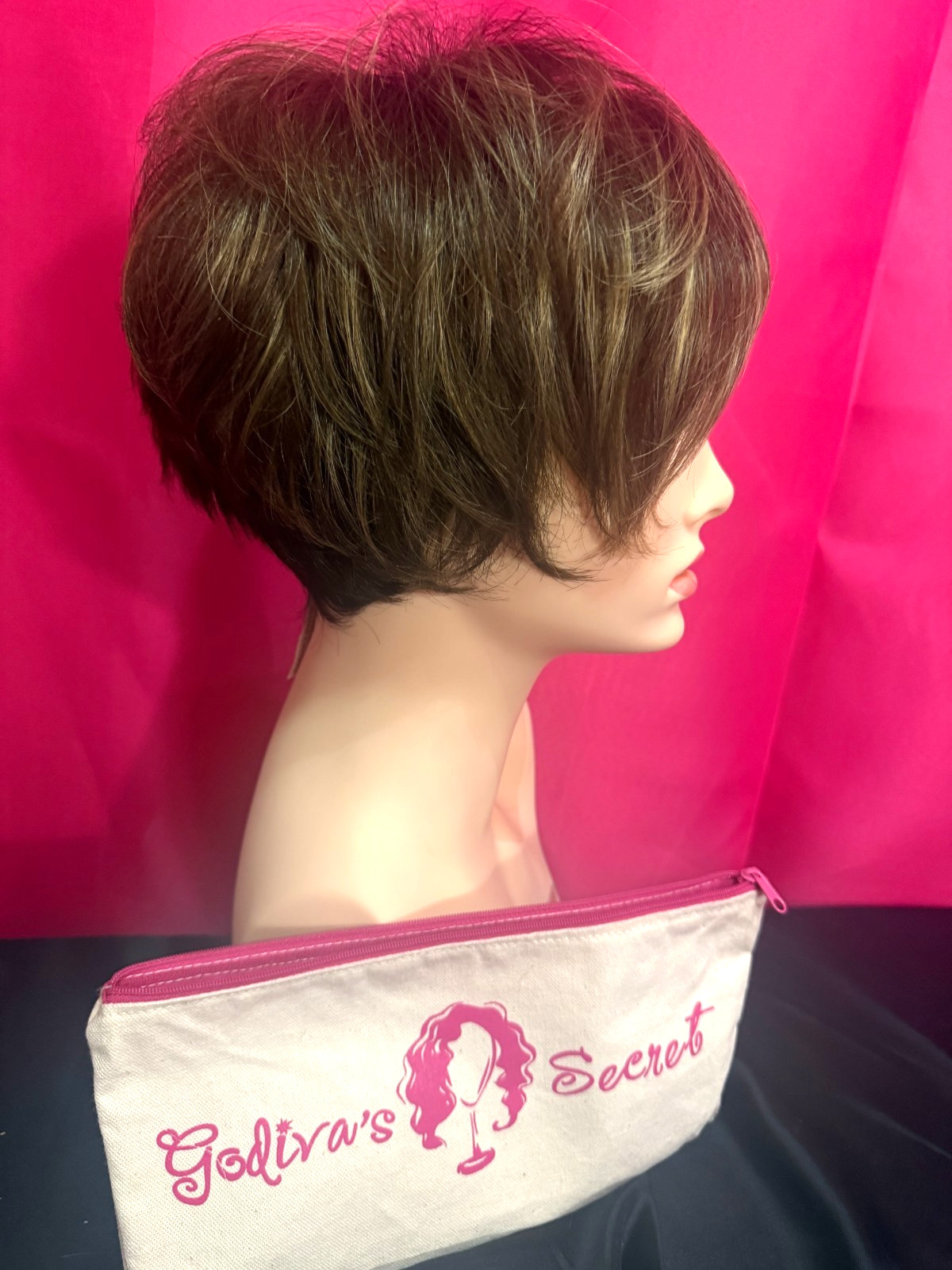 Godiva’s Secret Wigs “Peggy Wig” Ice Mocha-R (rooted)