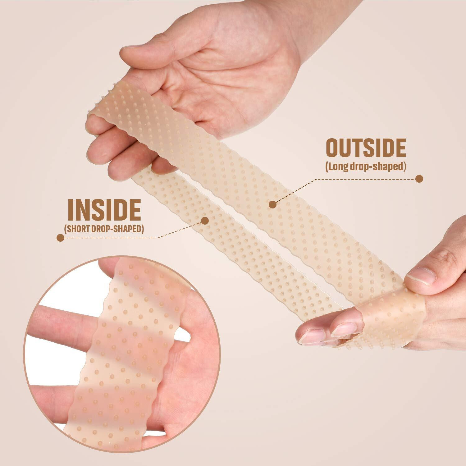 Lot of 2 Wig Grip Adjustable HeadBand silicone Elastic Comfort hair gripper Band