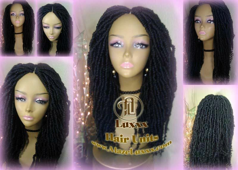 Passion Twist Black 1B Mini Small Fluffy Irregular Bomb Passion Twist Hair Short