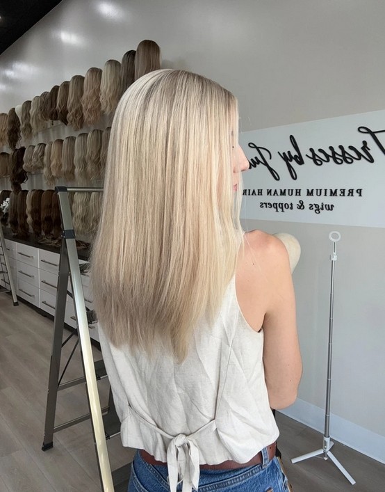 Straight Bob 13×4 Ombre Blonde Human Hair 13×4 Lace Front Wig for Women