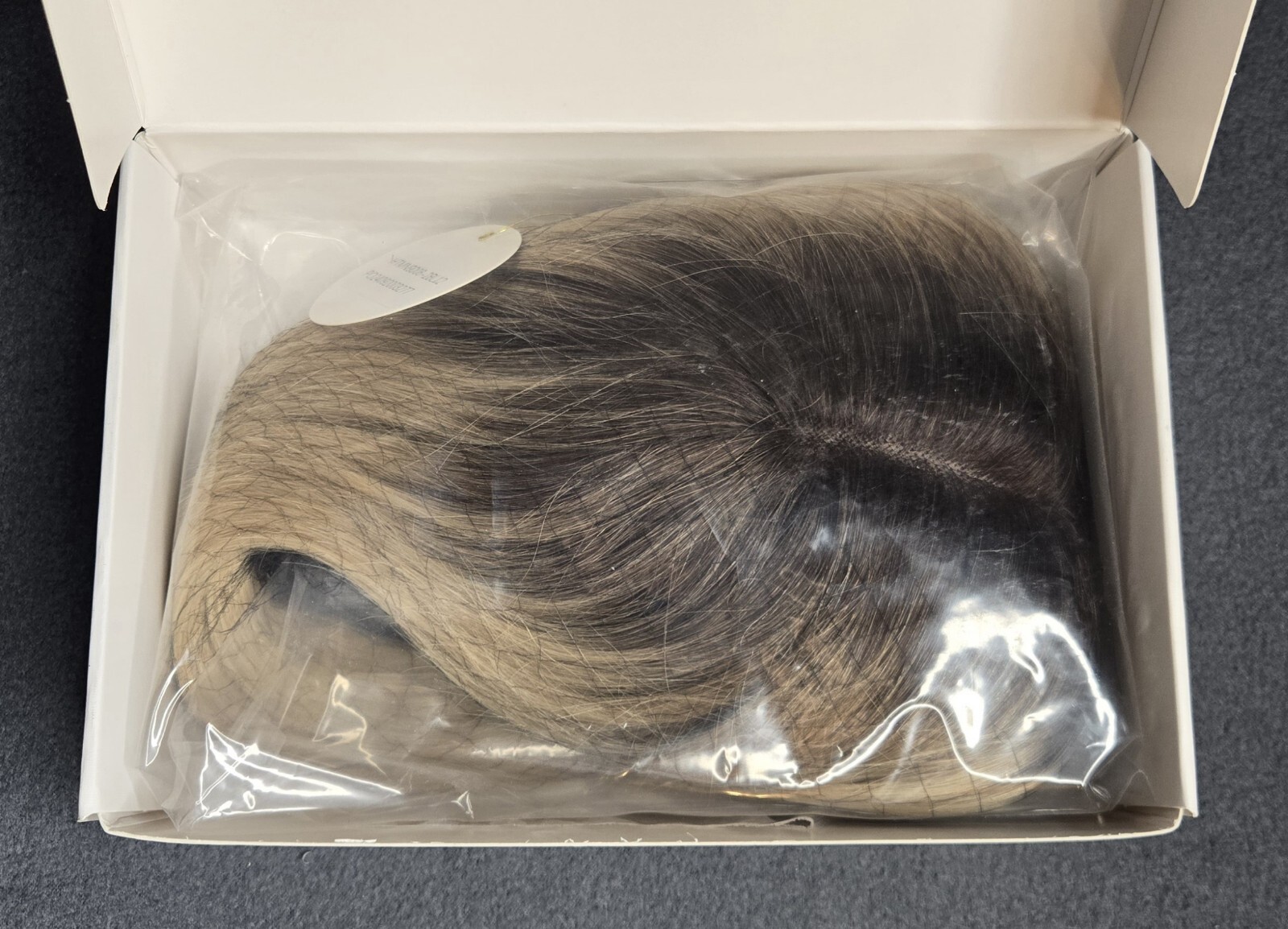 Starluck Ombre Light Blonde Hair Topper, 65g, 6″x5.5″ Large Base, Human Hair