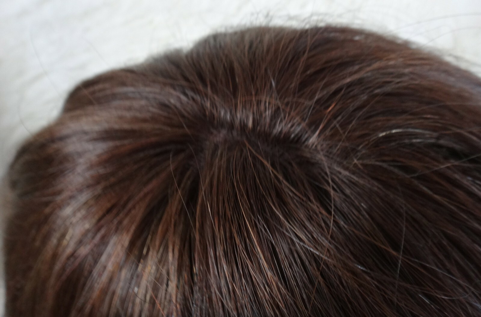 100% HUMAN Hair full wig Asymmetrical short karen bob dark brown Bobbi Boss new