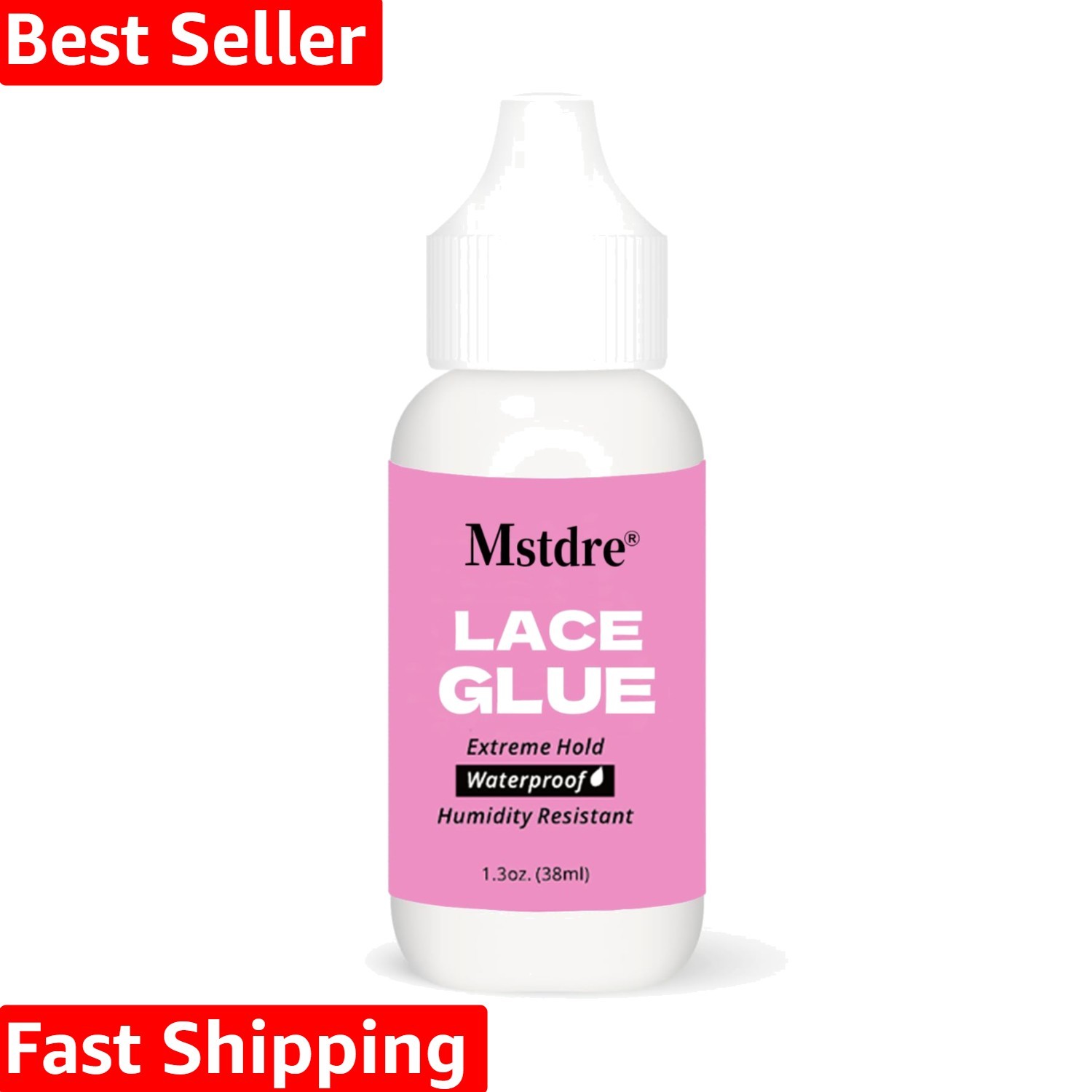 Invisible Bond 1.3 oz Wig Glue – Non-Toxic, Water-Resistant for Sensitive Skin