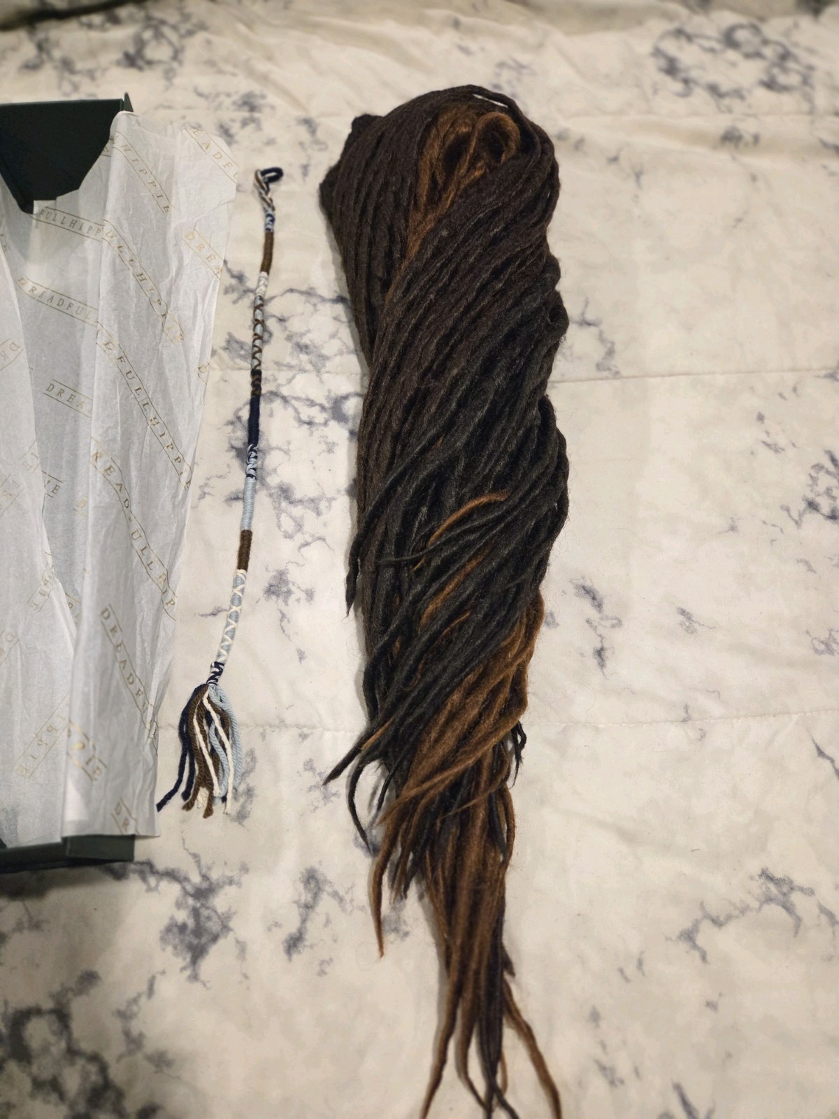Dreadfull Hippy Dreadlock Extensions, Dainty/Regular Sized Double Ended