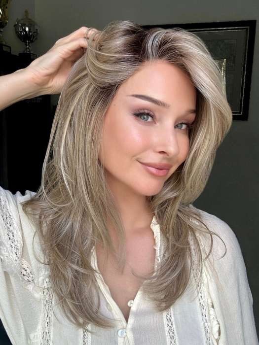 NEW IN BOX BELLE TRESS WIG BEVERLY HILLS CT-1001 LACE TOP RAW SUGAR BLONDE R