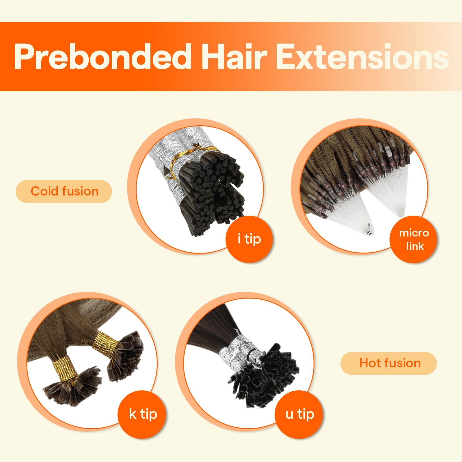 U Tip Hair Extensions Blonde Highlighted Ktip Human Hair Extensions 16 Inch P…