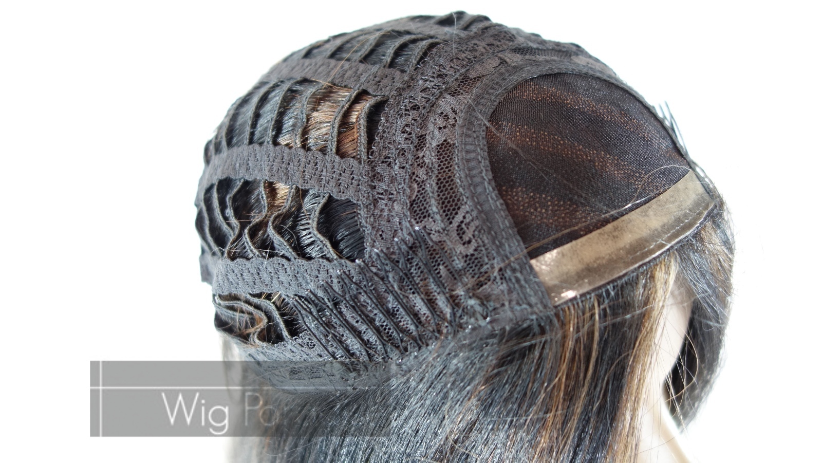 SALE Straight Silhouette 100% Pure Human Hair Tangle Free 3/4 Diamond Wig