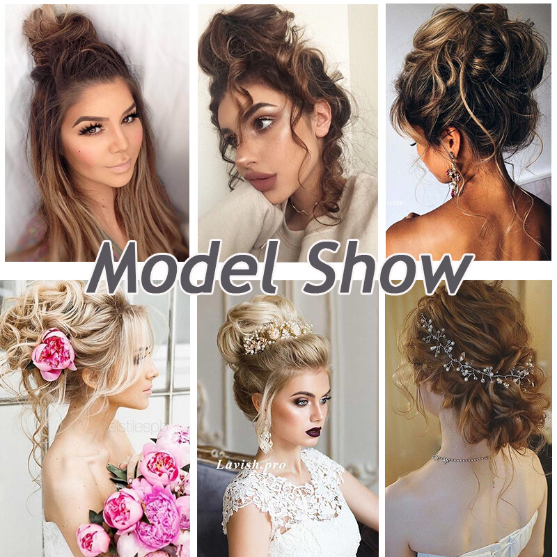 Large Scrunchie Messy Bun Hair Piece THICK Updo Cover Wrap Clip Ponytail as Real