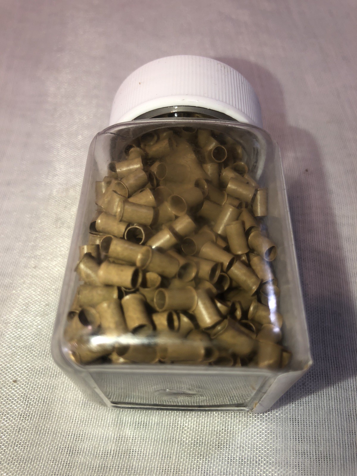 WDLBGWXJ 3.0mm Micro link Beads Copper Tubes (500pcs, 8#)