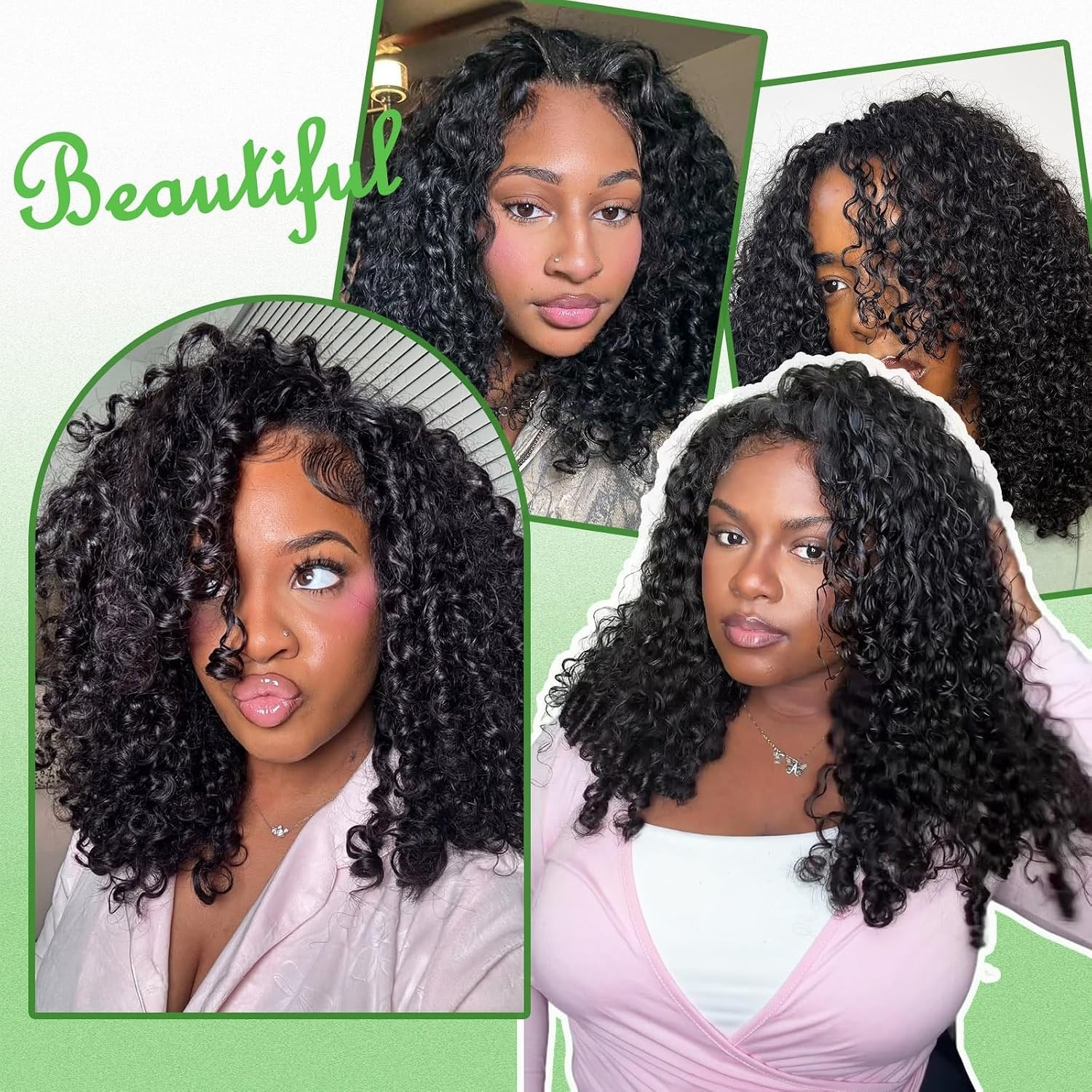 8 Packs Burmese Curly Crochet Hair 18 Inch Bohemian Braiding Hair 120 Strands