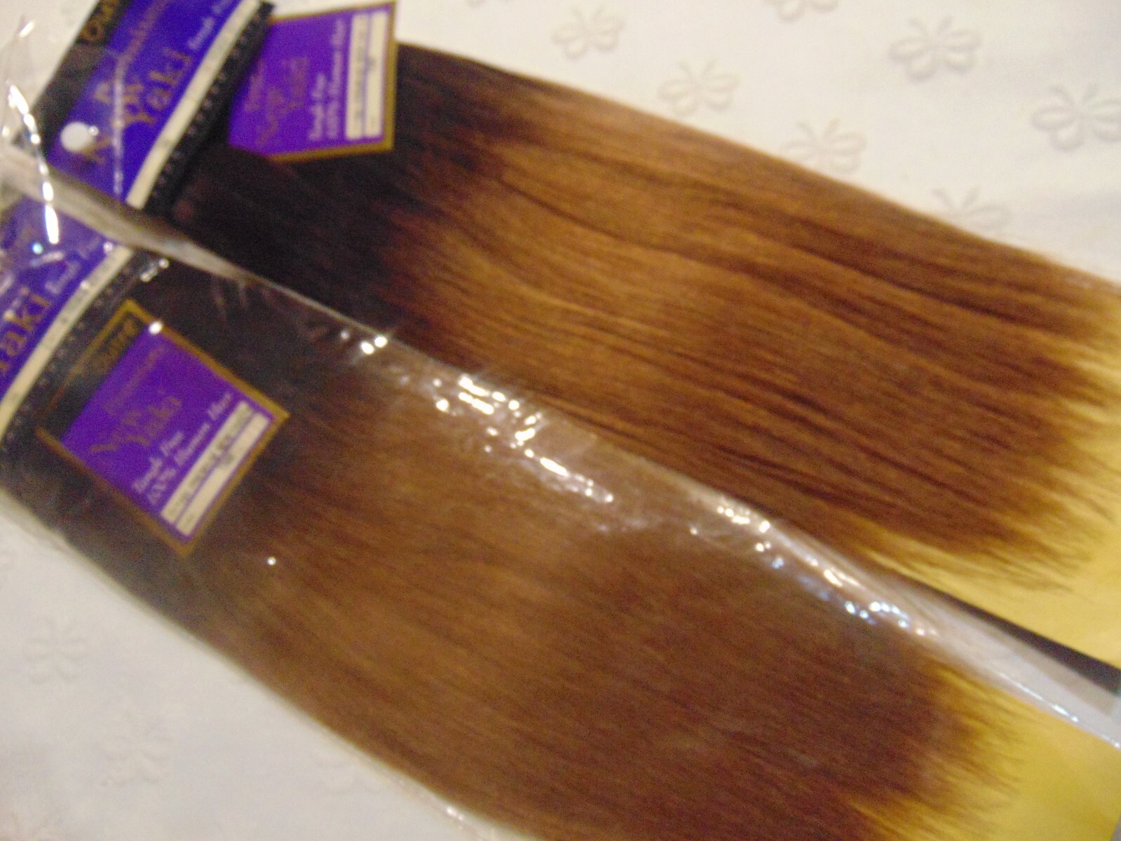 2 Pack Outre Premium New Yaki 100% Human Hair 14″ Color T1B/30