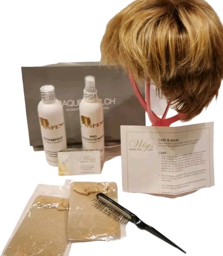 RAQUEL WELCH Brown & Red Pixie Hair Wig & Aspen Wig Shampoo & Conditioner! NEW!