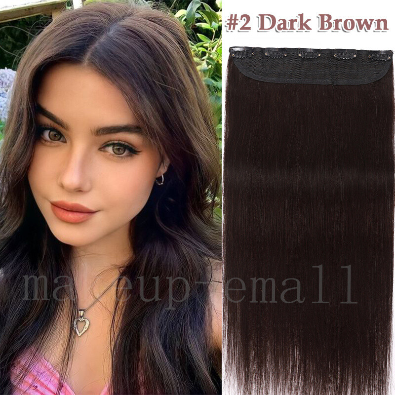 One Piece Highlight Clip in 100% Human Hair Extensions Real Remy Hairpiece 1PCS