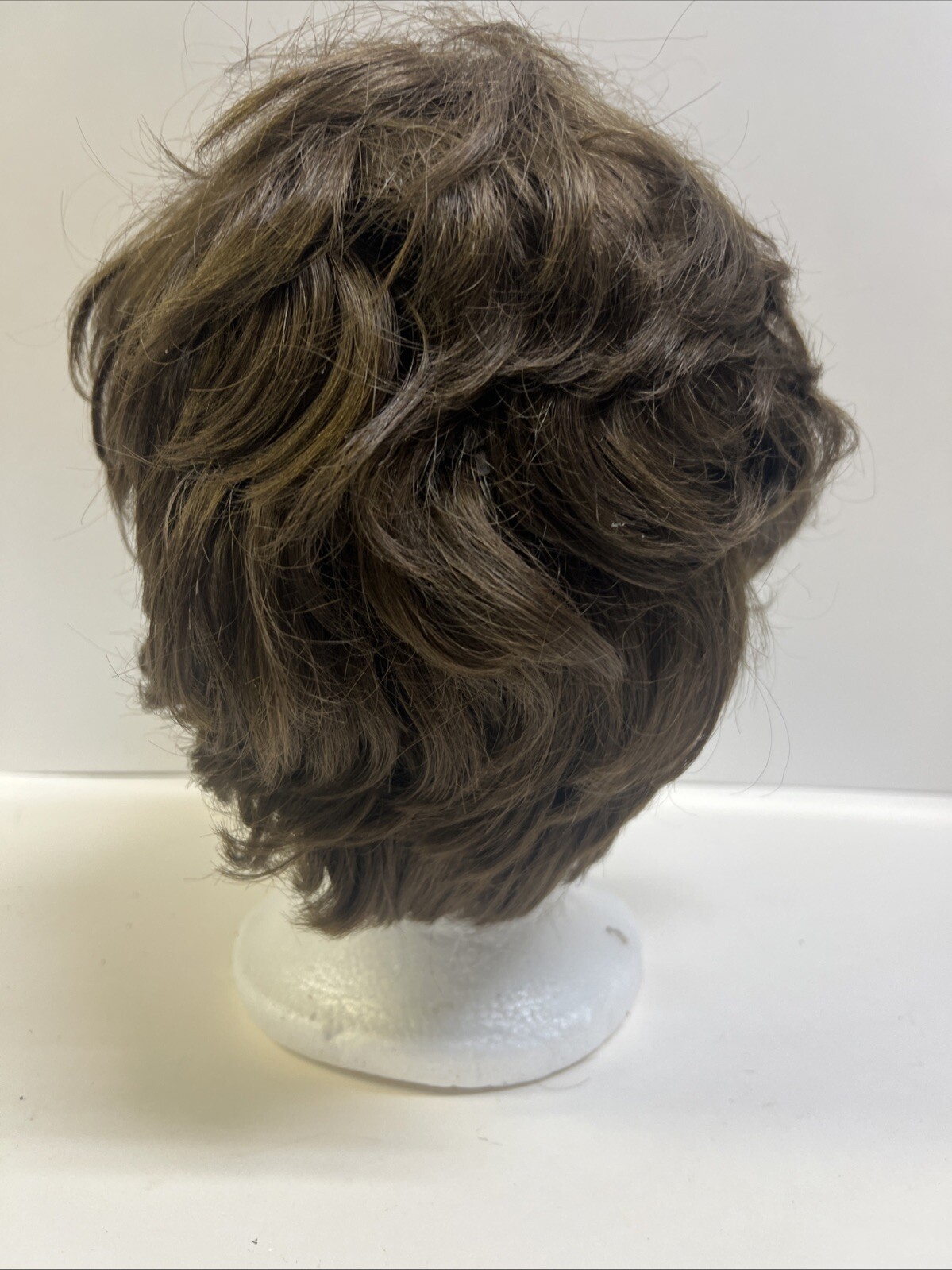 Elura Full Wig Short Brown 100% Mod Acrylic Fiber from USA Made In Korea