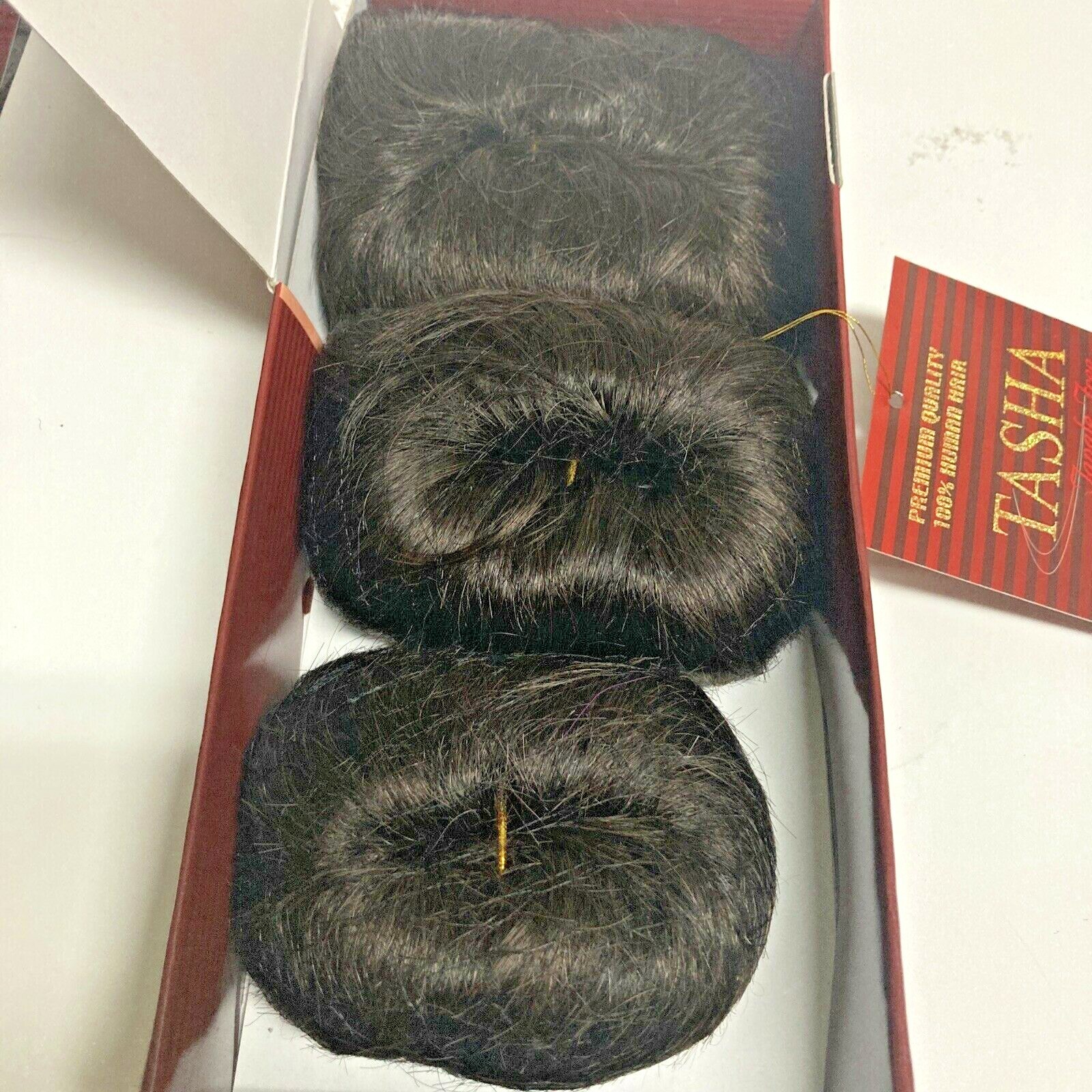 ONE PACK TASHA 27 PCS PREMIUM QUALITY 100% HUMAN HAIR COLOR #4 INCLUDE CLOSURE