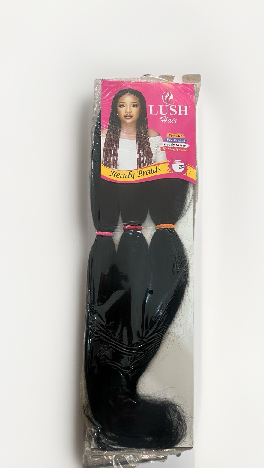 Brand New LUSH Hair READY Braids – 24 Inches, 165g ( Pack 4)