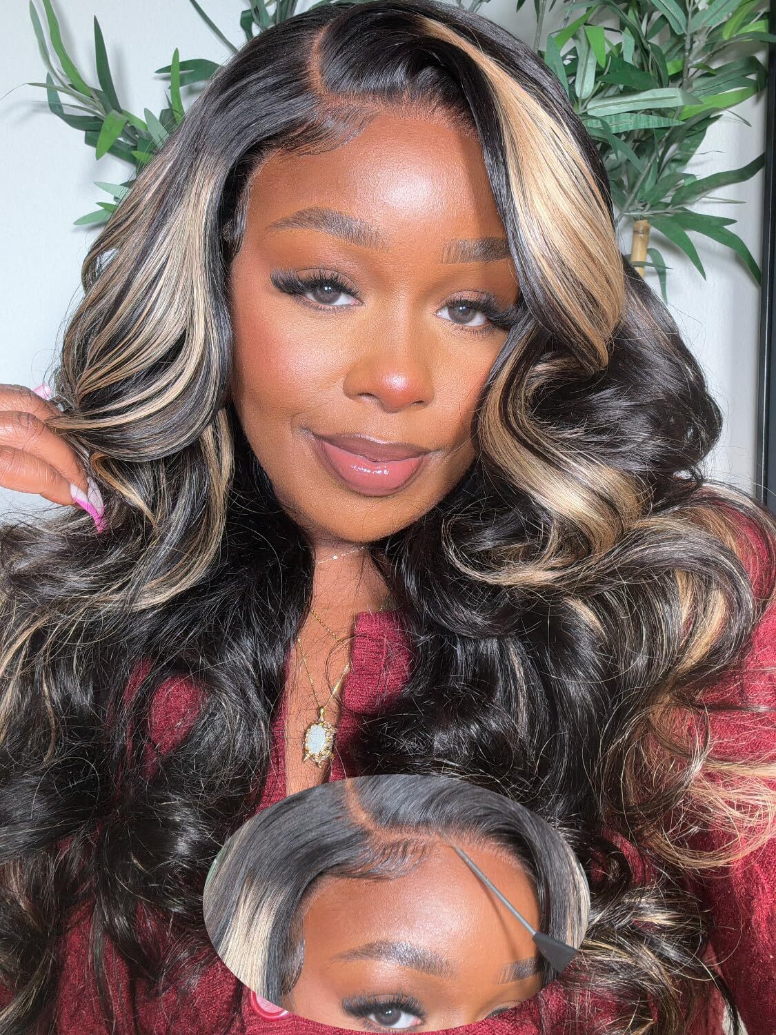 UNice Cambodian Bye Bye Knots Glueless Body Wave Blonde Pre Cut Lace Front Wigs