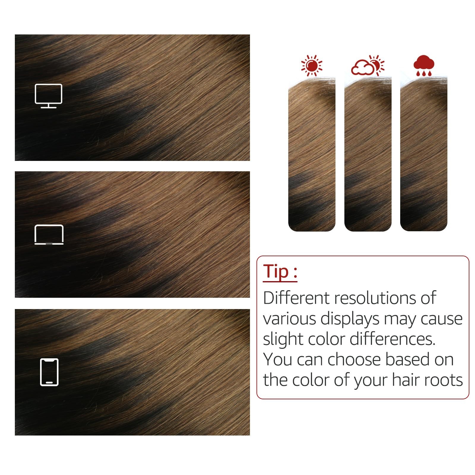 Safireny Wire Hair Extensions 70G Straight Human Hair Wire Extensions Natural