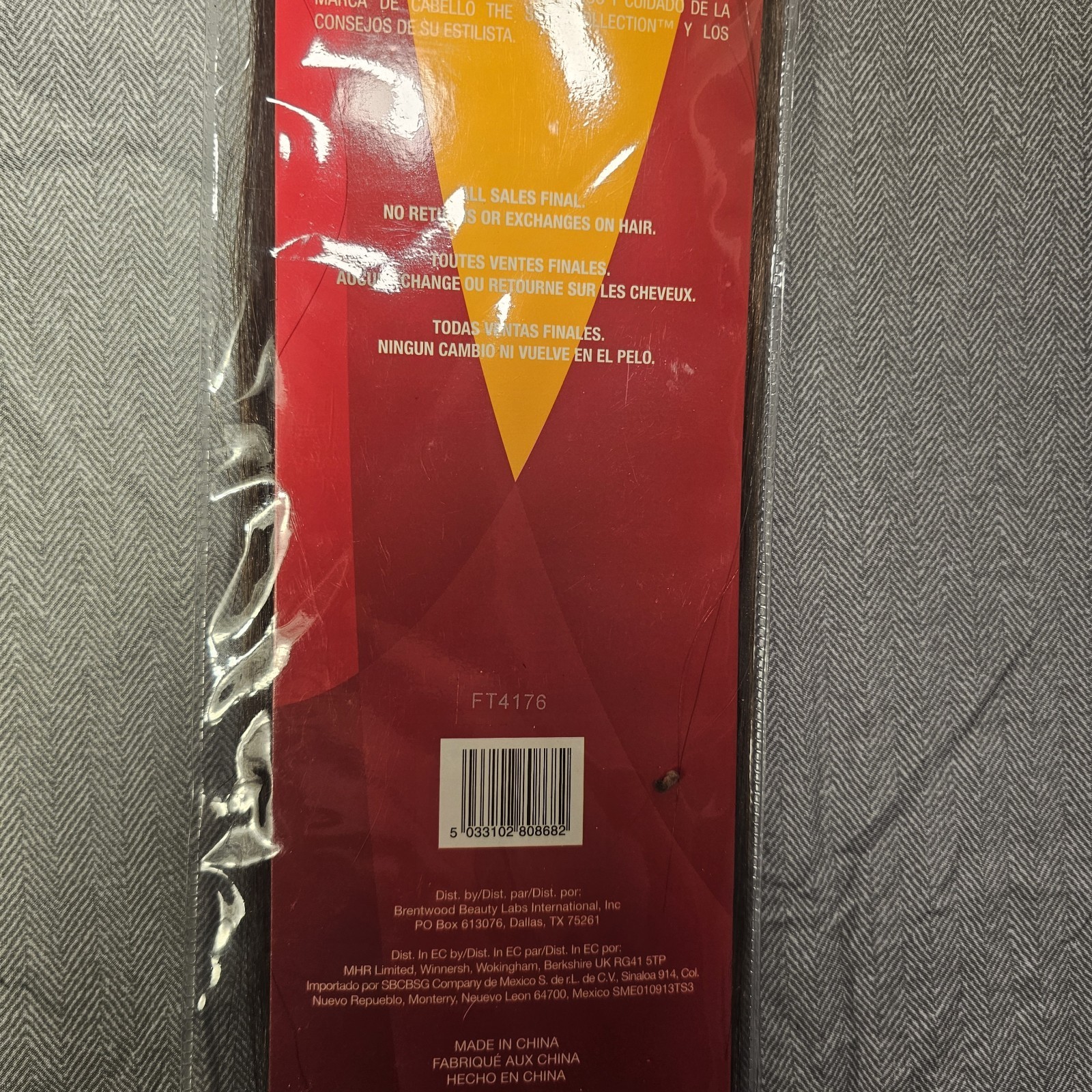 Sassy Collection 20″ F4/30 Silky Yaki Synthetic Weaving Hair – 1 Pack Sew-In