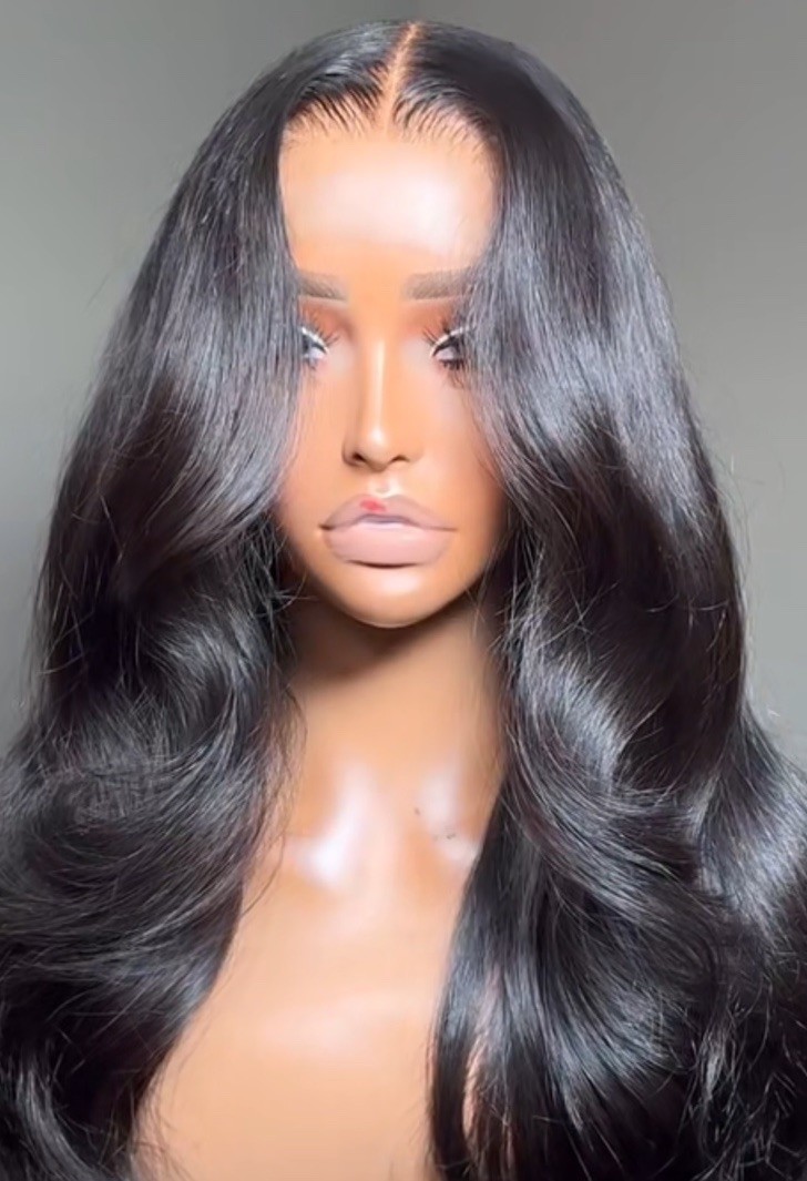 Straight Lace Front Wig 13×4 HD Lace, Pre-Plucked, 180 Density, Glueless