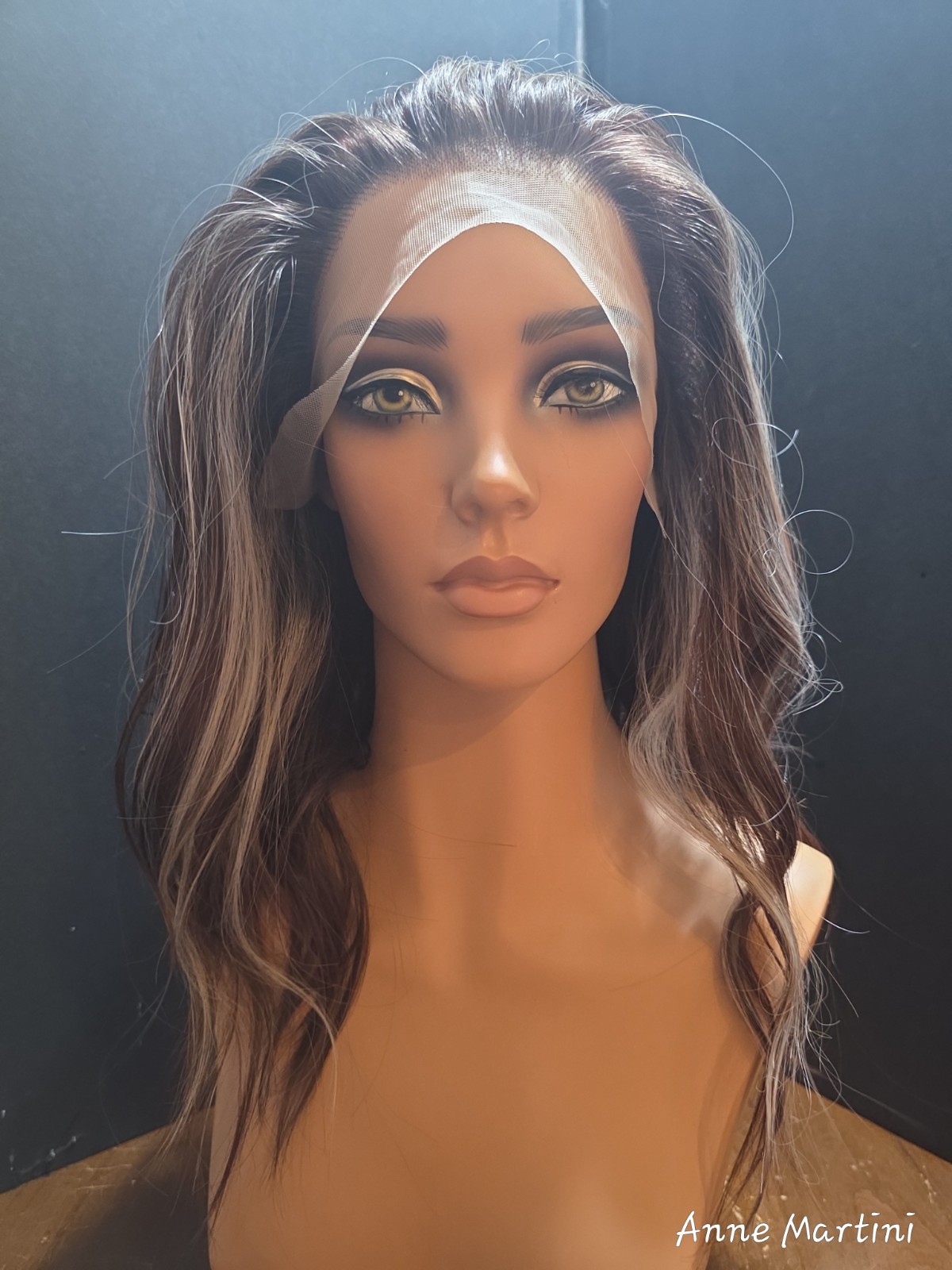 Martini WigsWomen’s Lace Front Synthetic Wavy Layered Free-Part Wig 11-20in