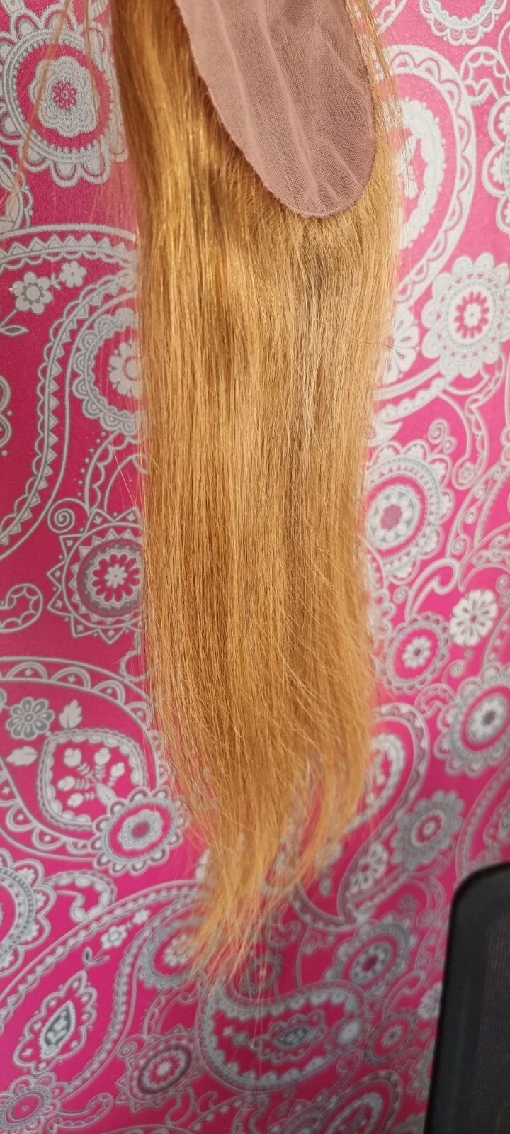 18″BRAZILIAN VIRGIN HAIR STRAIGHT 5X5 WIDER SILK BASE CLOSURE CHESTNUT BROWN 6##