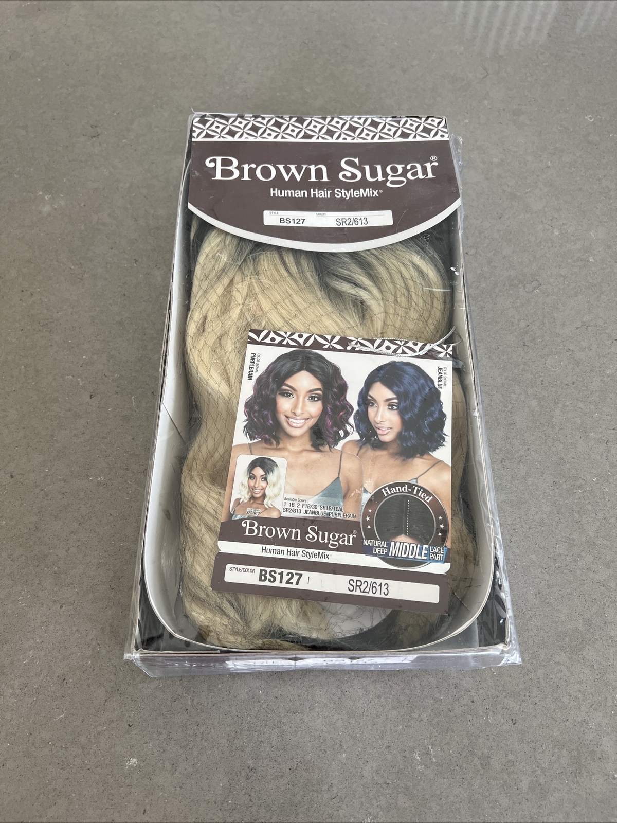 Mane Concept Hair Brown Sugar Human Hair StyleMix Wig BS127 Color: SR2/613 | New
