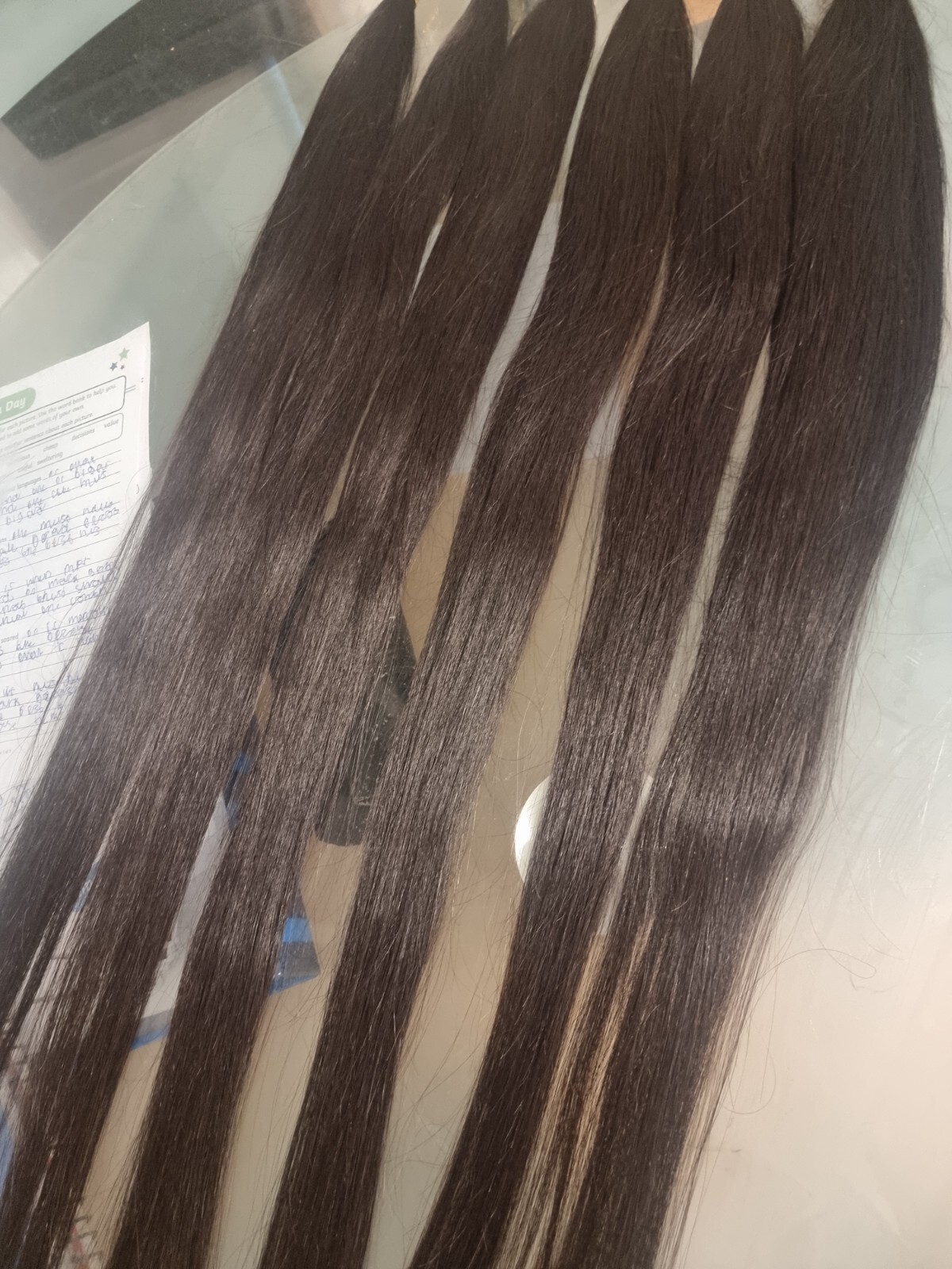 12AA MALAYSIAN RAW VIRGIN HUMAN HAIR 42+42+42+42+42+42 STRAIGHT 600g 6BUNDLLES