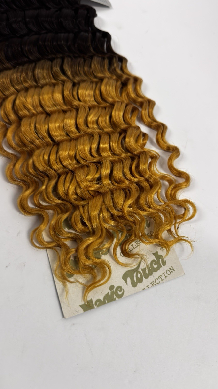 🆕 Magic Touch H-120 Human Hair 12″/14″ T1B-144 Ombre Black Blonde Weave New