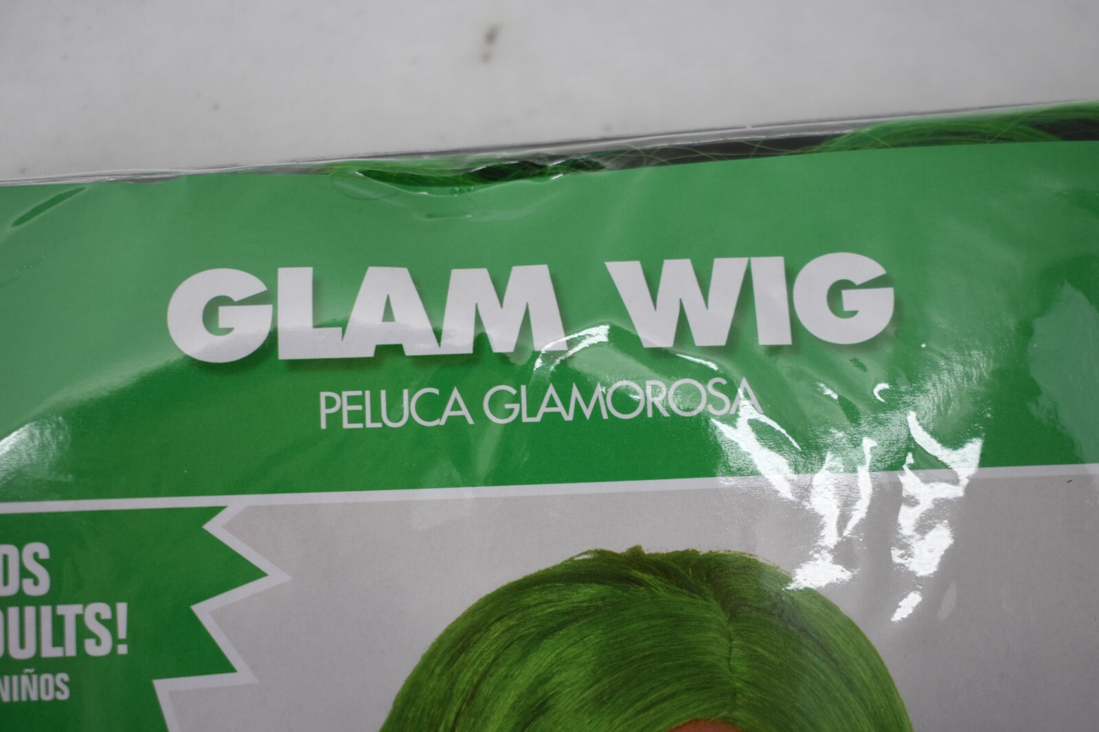Glam Wig 3902269.03 Peluca Glamorosa Fits Kid & Adults Wigs Green Hair