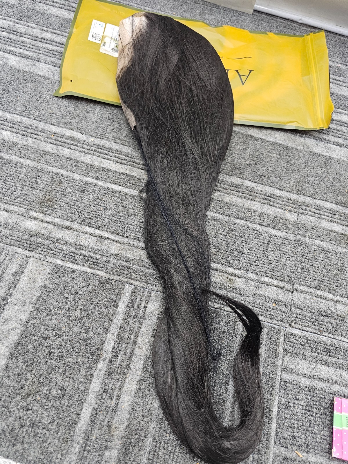 Andria Hair Lace Front Wigs Black Women 24 Inches Straight With Black Eyelash