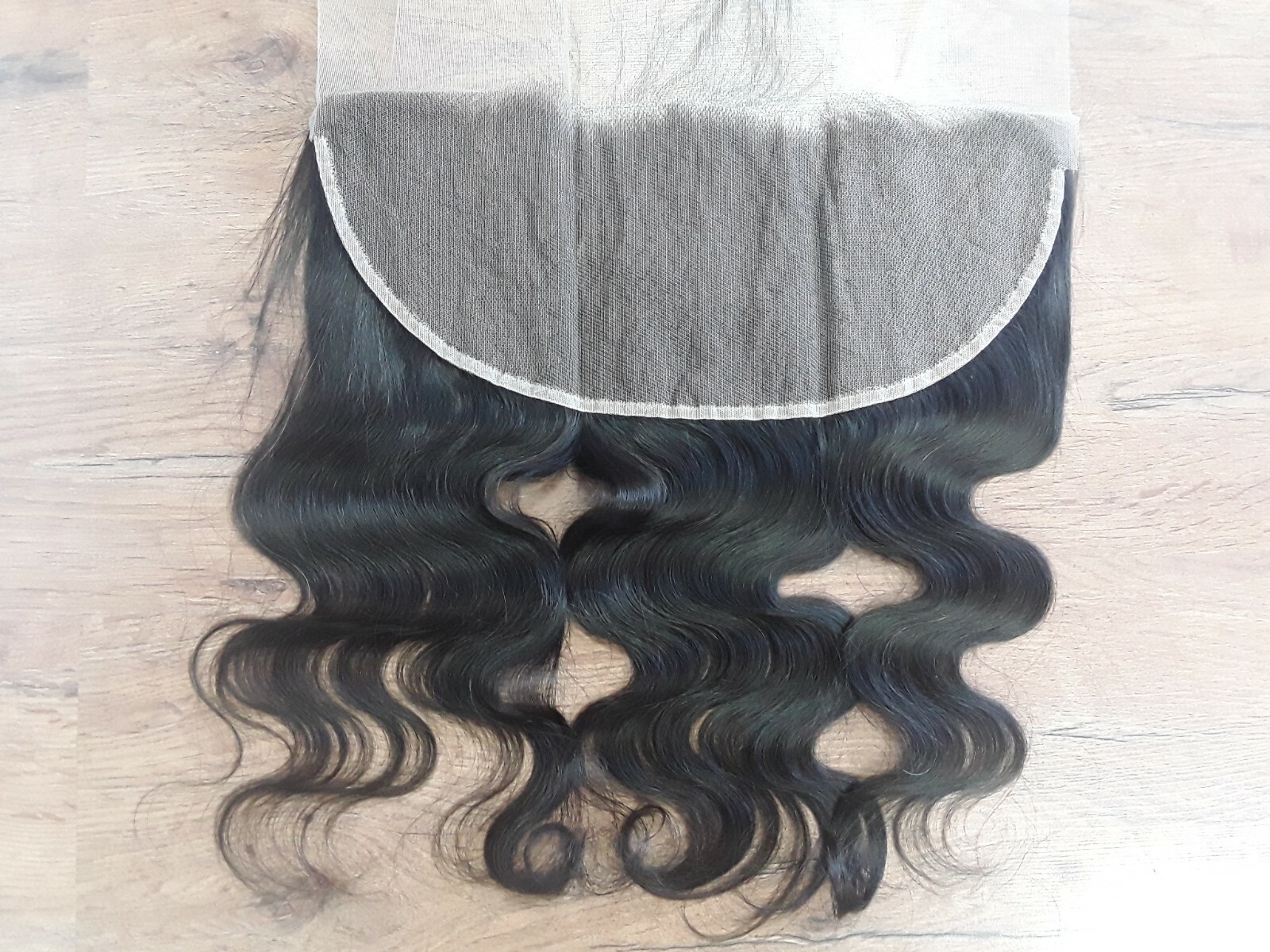 12A 18INCH BRAZILIAN VIRGIN HUMAN HAIR BODY WAVE 13X6 WIDER LACE FRONTAL 90g 1B#