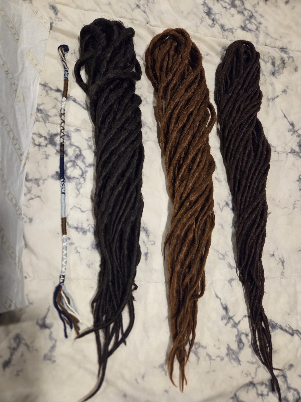 Dreadfull Hippy Dreadlock Extensions, Dainty/Regular Sized Double Ended