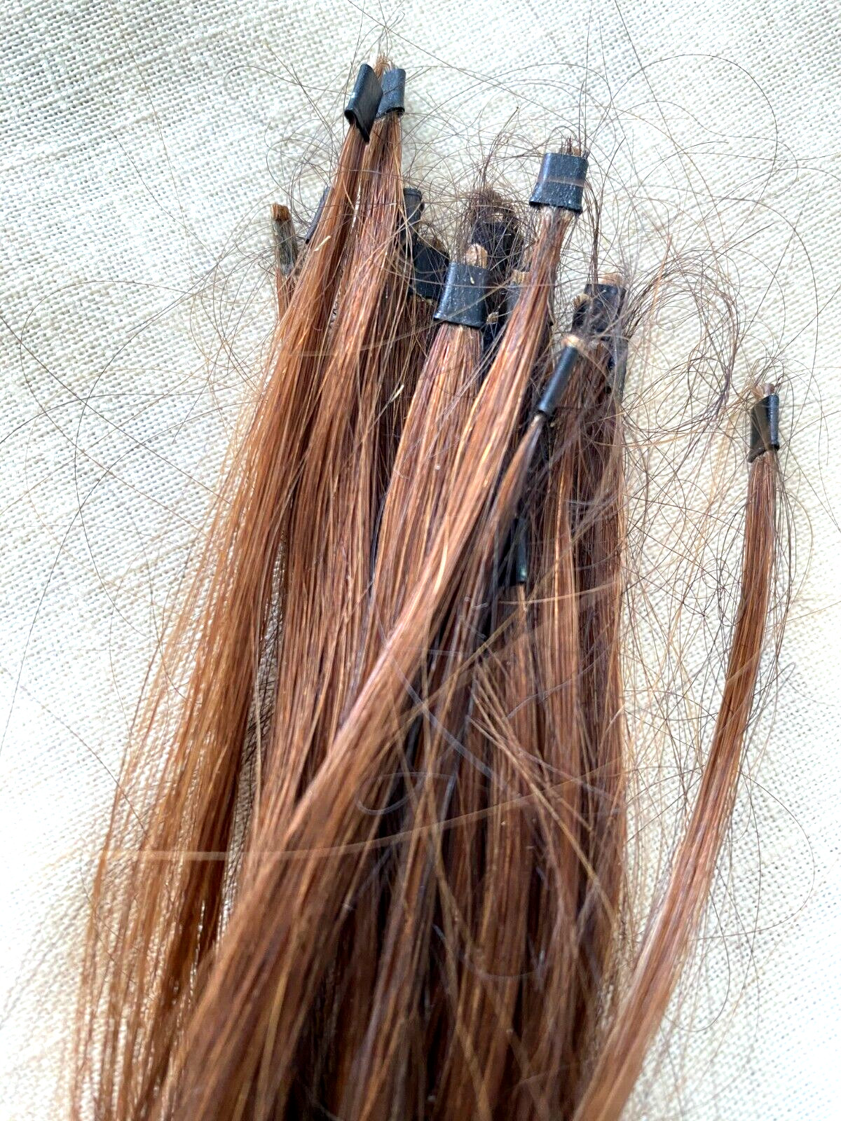 Real Human Hair Extensions Individual bundle ready – 25 strands 14 in