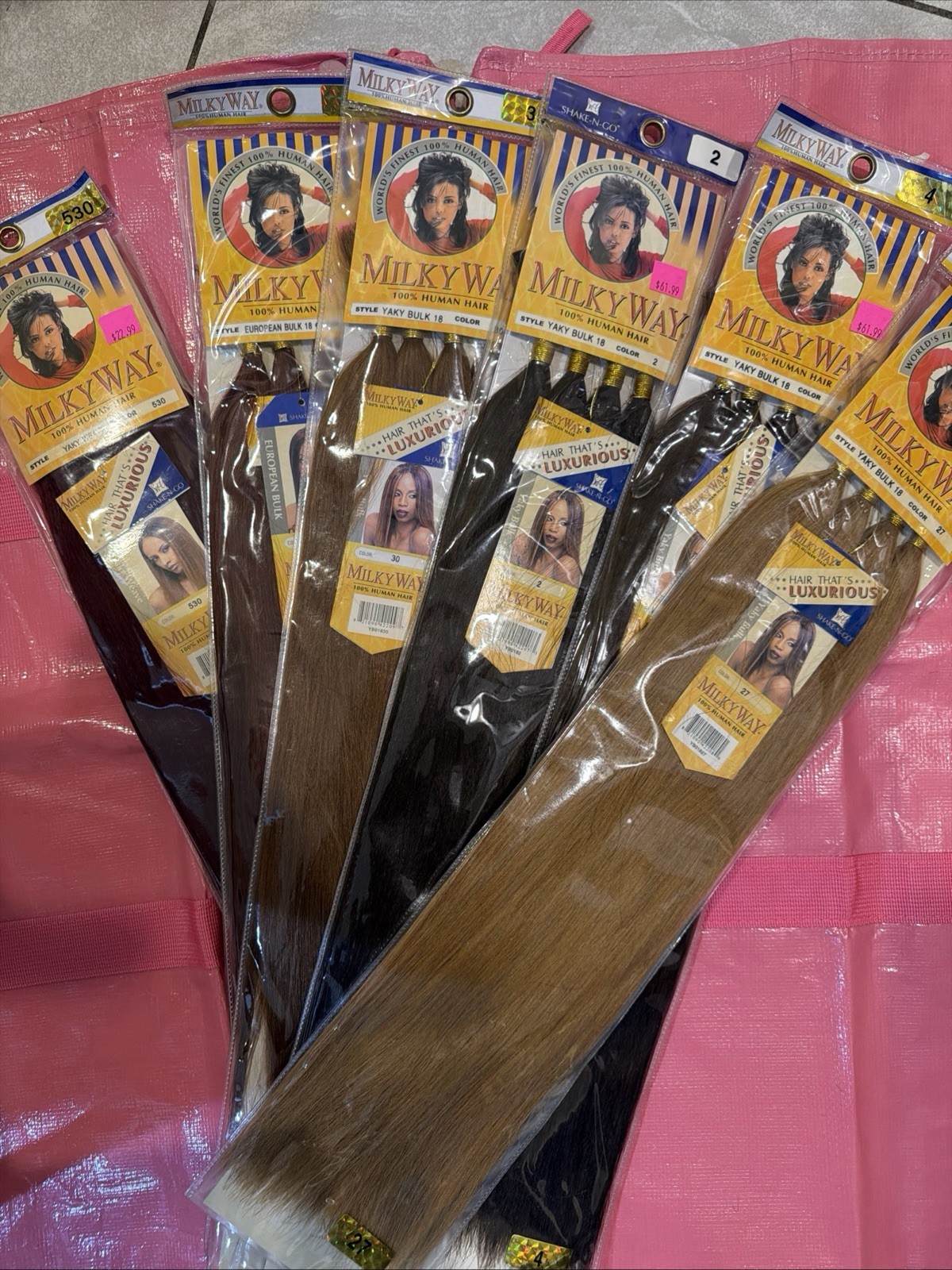 Milky Way Yaky 100% Human Bulk Braiding Hair #30